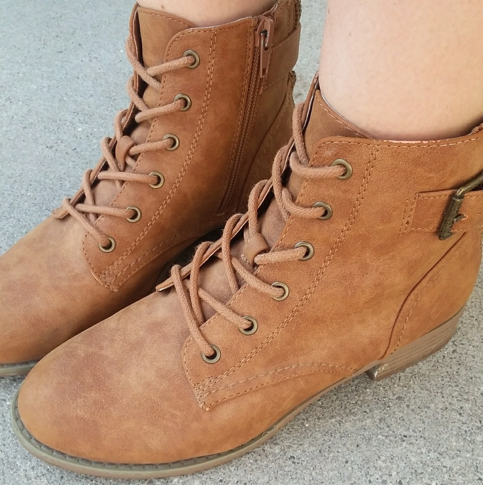 Tan Ankle Boots by Guess